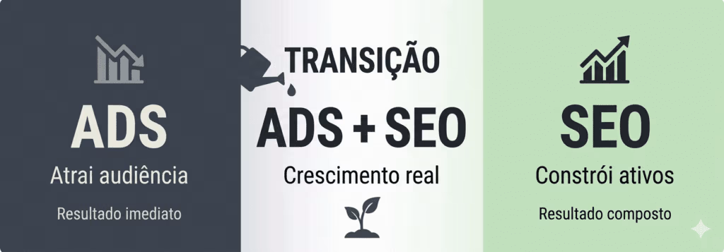 SEO não é custo de marketing. É um ativo de balanço